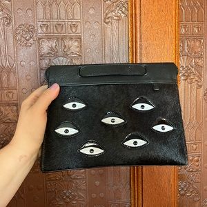 Min & Mon black clutch or crossbody